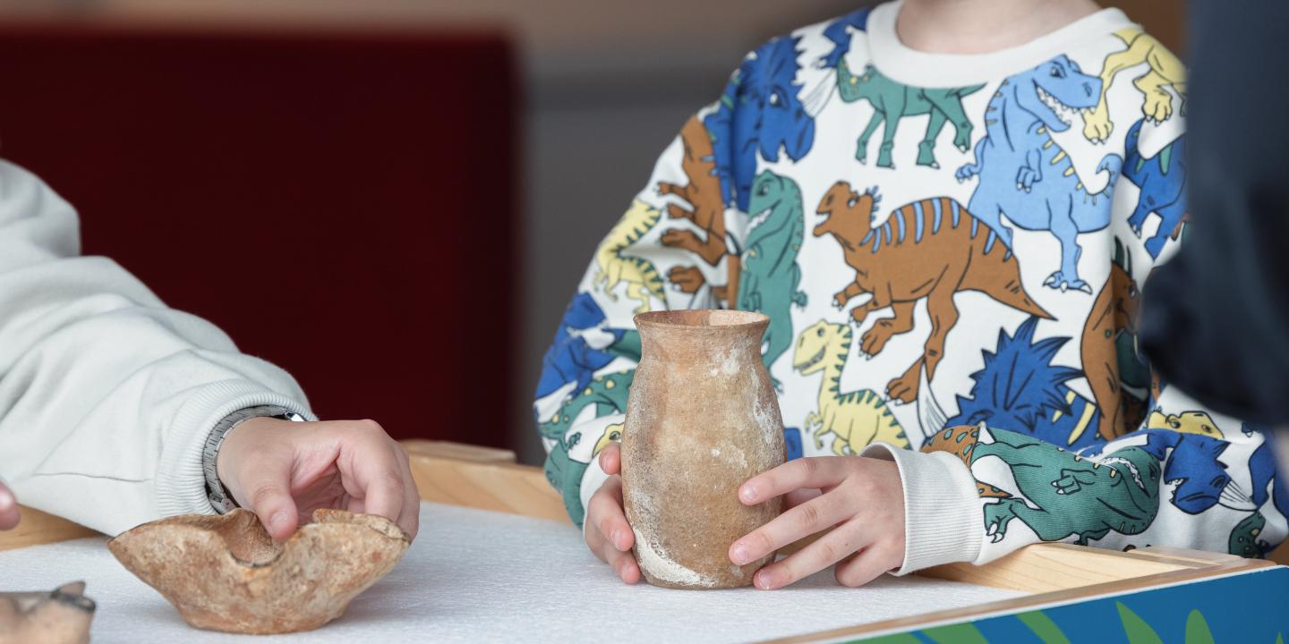 A Hands on History demonstration.