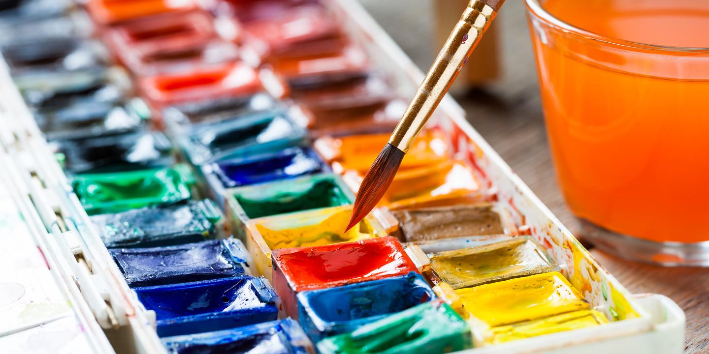 Water color paint set